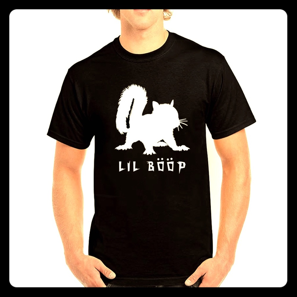 Brand New Lil Bööp Squirrel T-Shirt (Small-3XL)